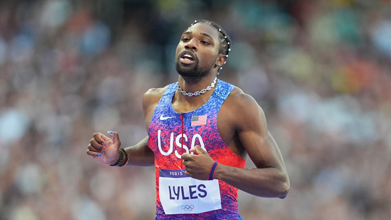 Noah Lyles rebate jogador de futebol americano que o desafiou para corrida: 'Quer aparecer'